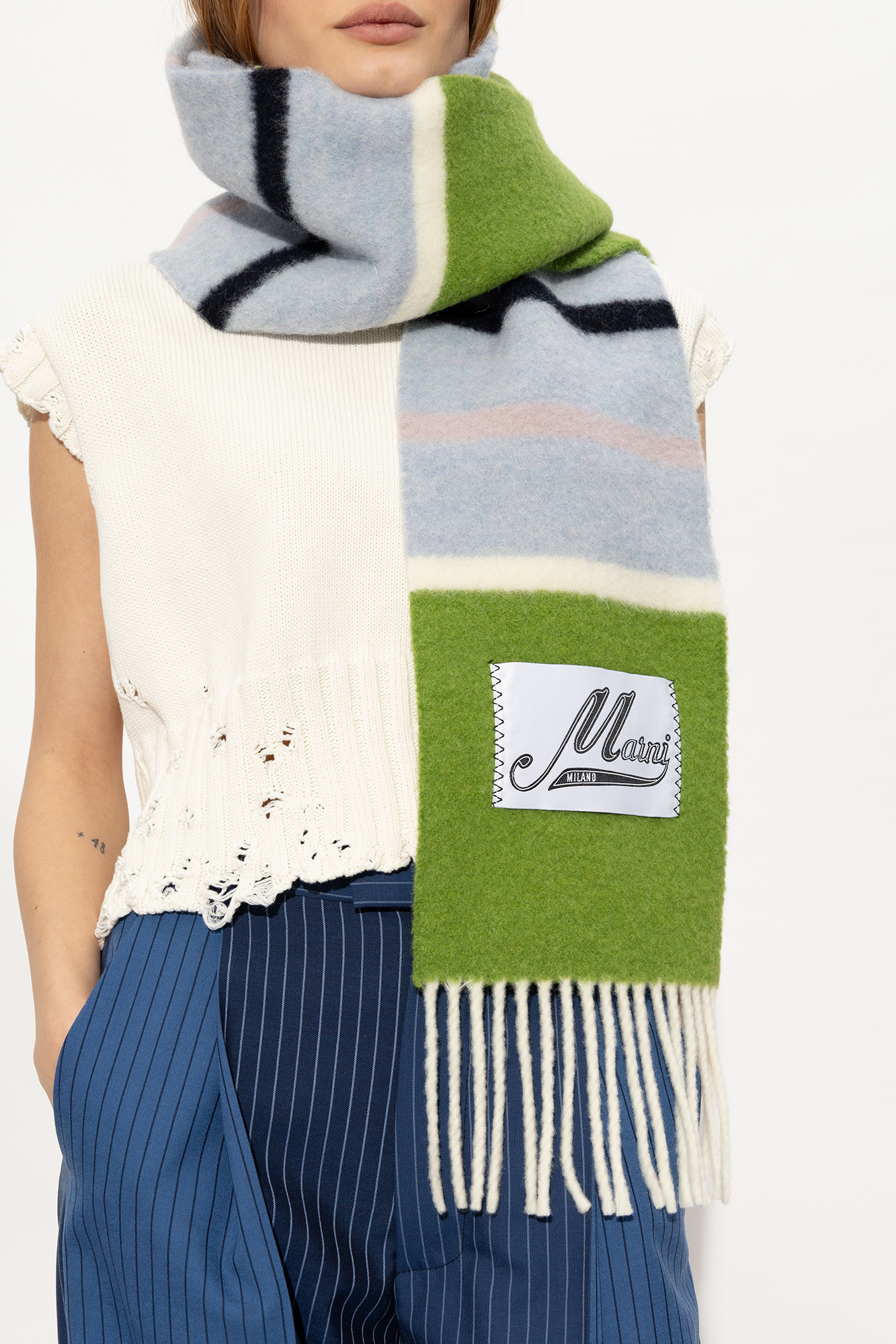 Marni Scarf with logo