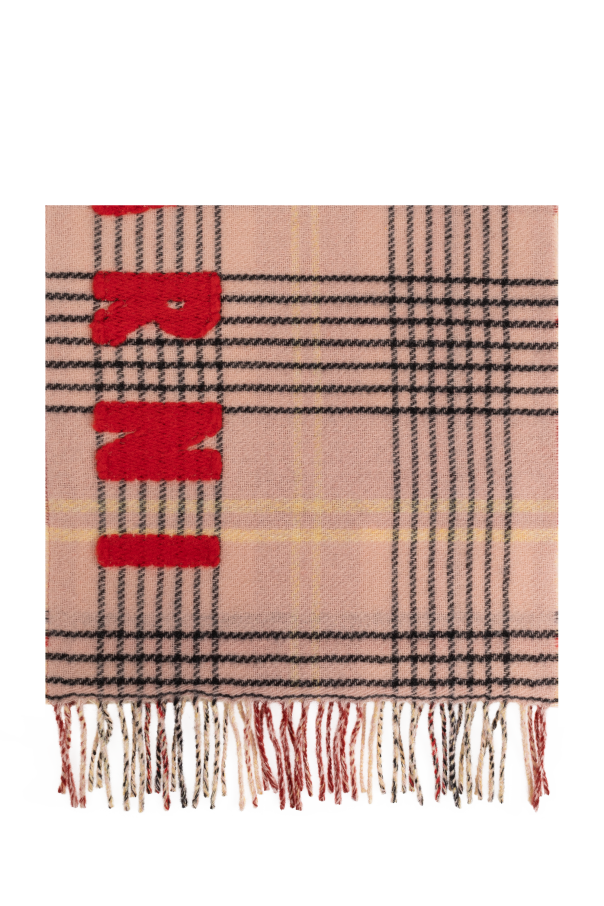 Marni Scarf with check pattern