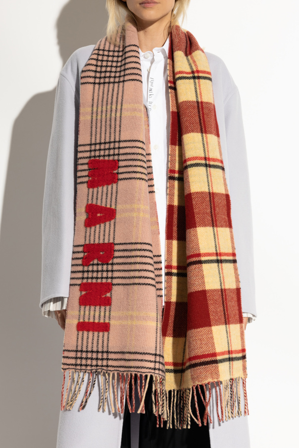 Marni Scarf with check pattern