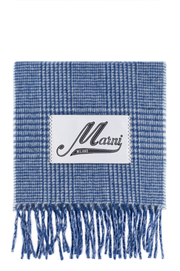 Scarf with a check pattern od Marni