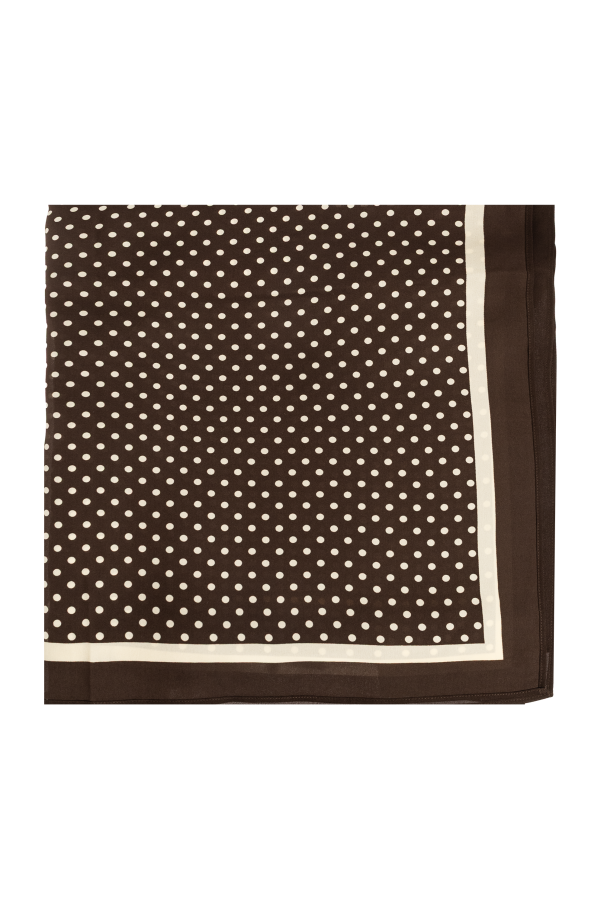 Silk scarf with polka dot pattern od Matteau
