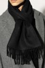 Tom Ford BLACK Cashmere scarf with fringes