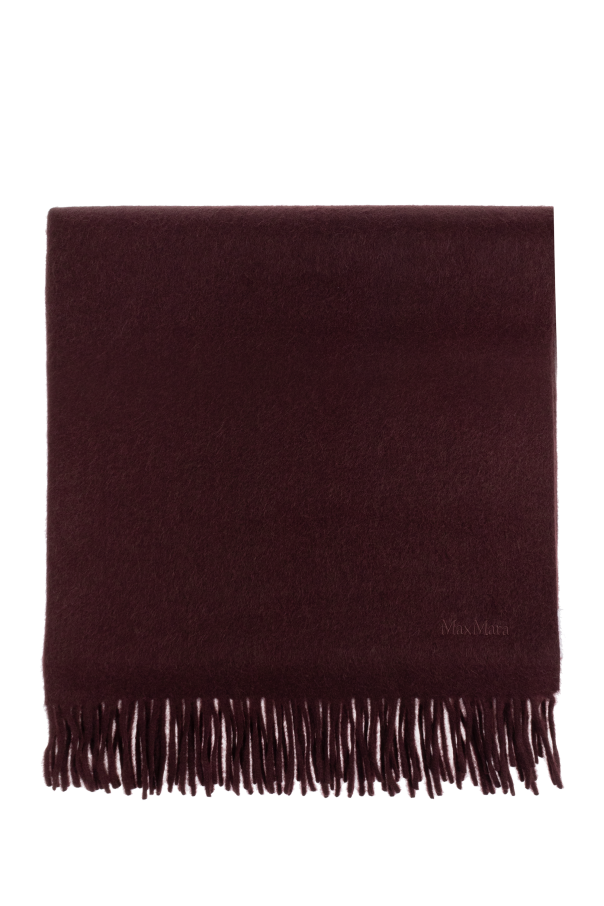 "Tartan" camel wool scarf od Max Mara