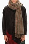 Undercover MULTICOLOUR Checked cashmere scarf