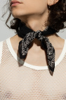 Ami Alexandre Mattiussi BLACK Paisley scarf