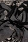 Ami Alexandre Mattiussi BLACK Paisley scarf