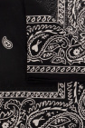 Ami Alexandre Mattiussi BLACK Paisley scarf