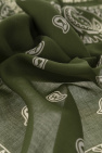 Ami Alexandre Mattiussi GREEN Paisley scarf