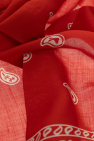 Ami Alexandre Mattiussi RED Paisley scarf