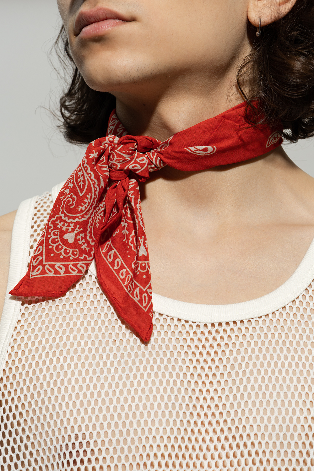 Red scarf Ami Alexandre - Vitkac Italy