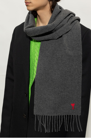 Ami Alexandre Mattiussi Wool scarf