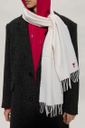 Ami Alexandre Mattiussi cream Wool scarf