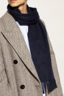 Ami Alexandre Mattiussi NAVY BLUE Wool scarf
