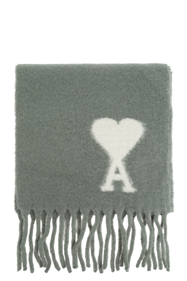 Ami Alexandre Mattiussi Scarf with logo