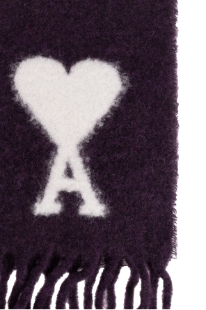 Ami Alexandre Mattiussi Scarf with logo