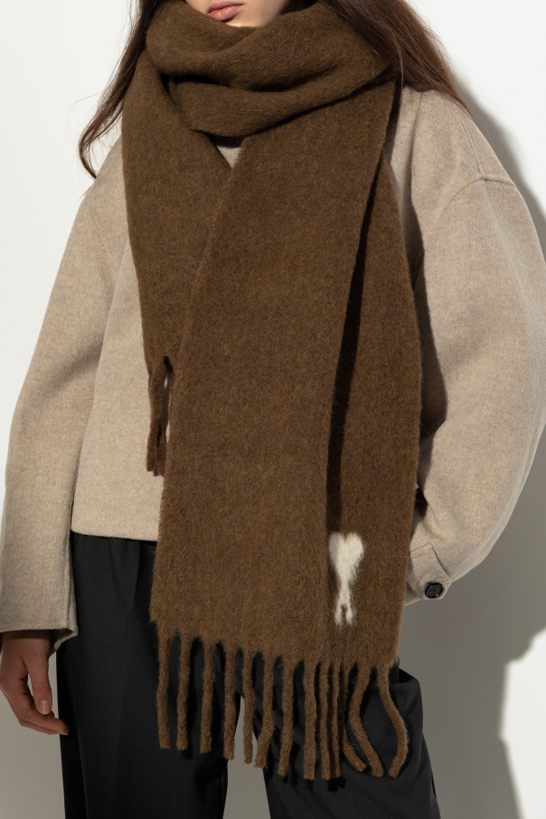 Ami Alexandre Mattiussi Wool scarf
