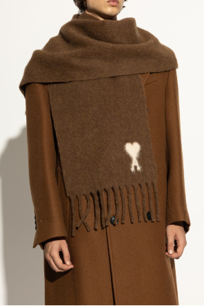 Ami Alexandre Mattiussi Wool scarf
