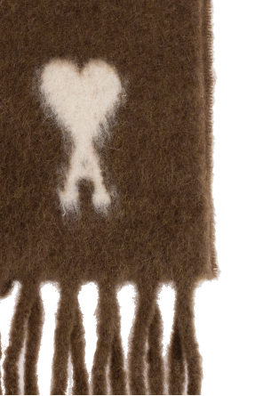Ami Alexandre Mattiussi Wool scarf