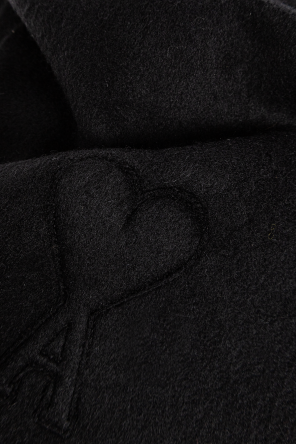 Ami Alexandre Mattiussi Wełniany szal z frędzlami