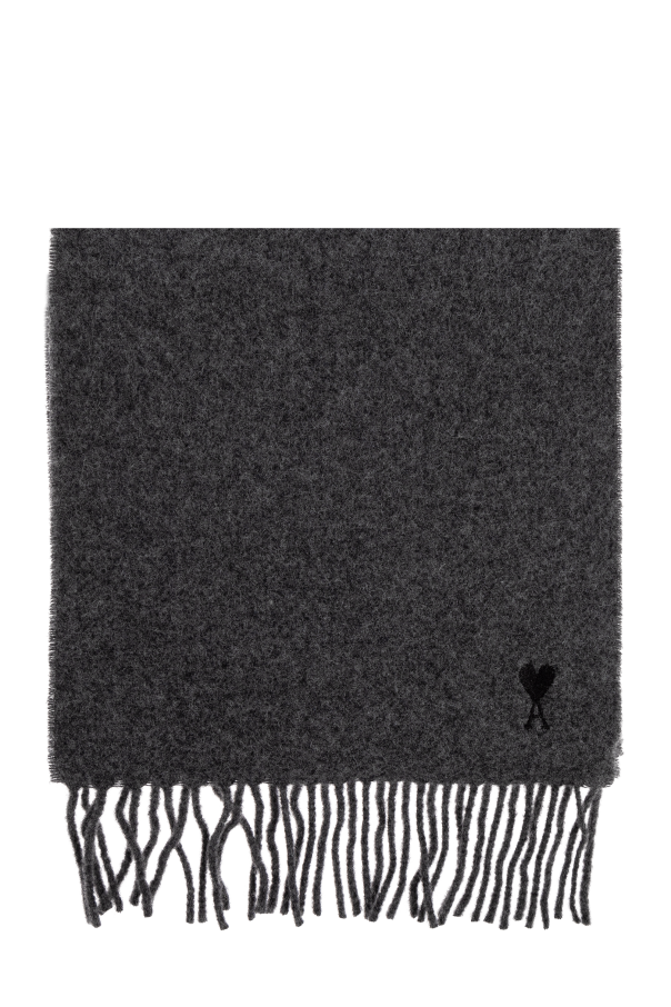 Wool scarf with logo od Ami Alexandre Mattiussi