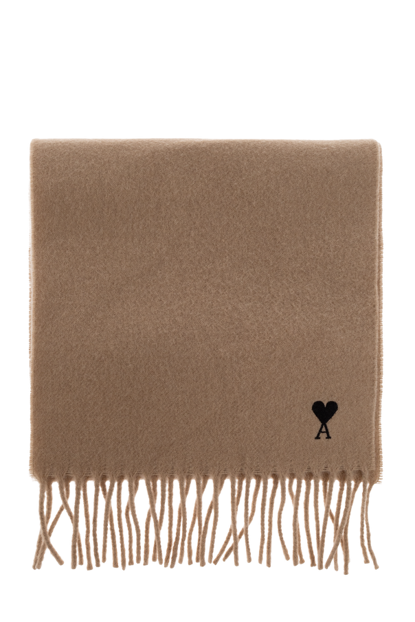 Wool Scarf with Logo od Ami Alexandre Mattiussi