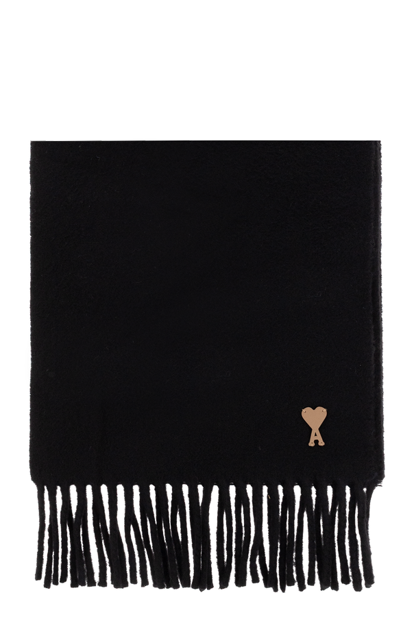 Wool scarf with logo od Ami Alexandre Mattiussi