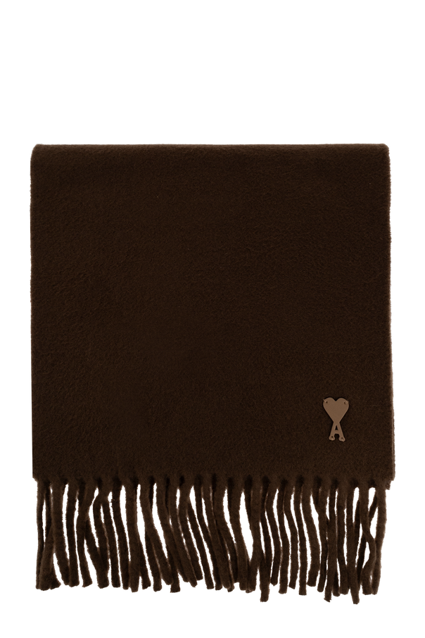 Wool scarf with logo od Ami Alexandre Mattiussi