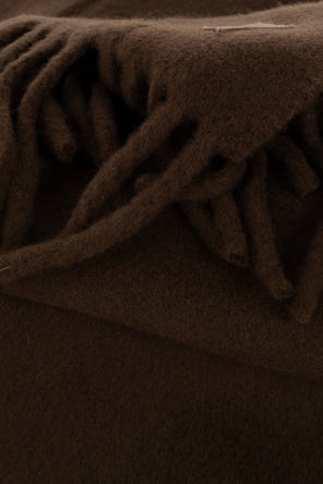 Ami Alexandre Mattiussi Wool scarf with logo
