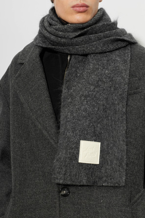 Ami Alexandre Mattiussi Scarf with Sewn Logo