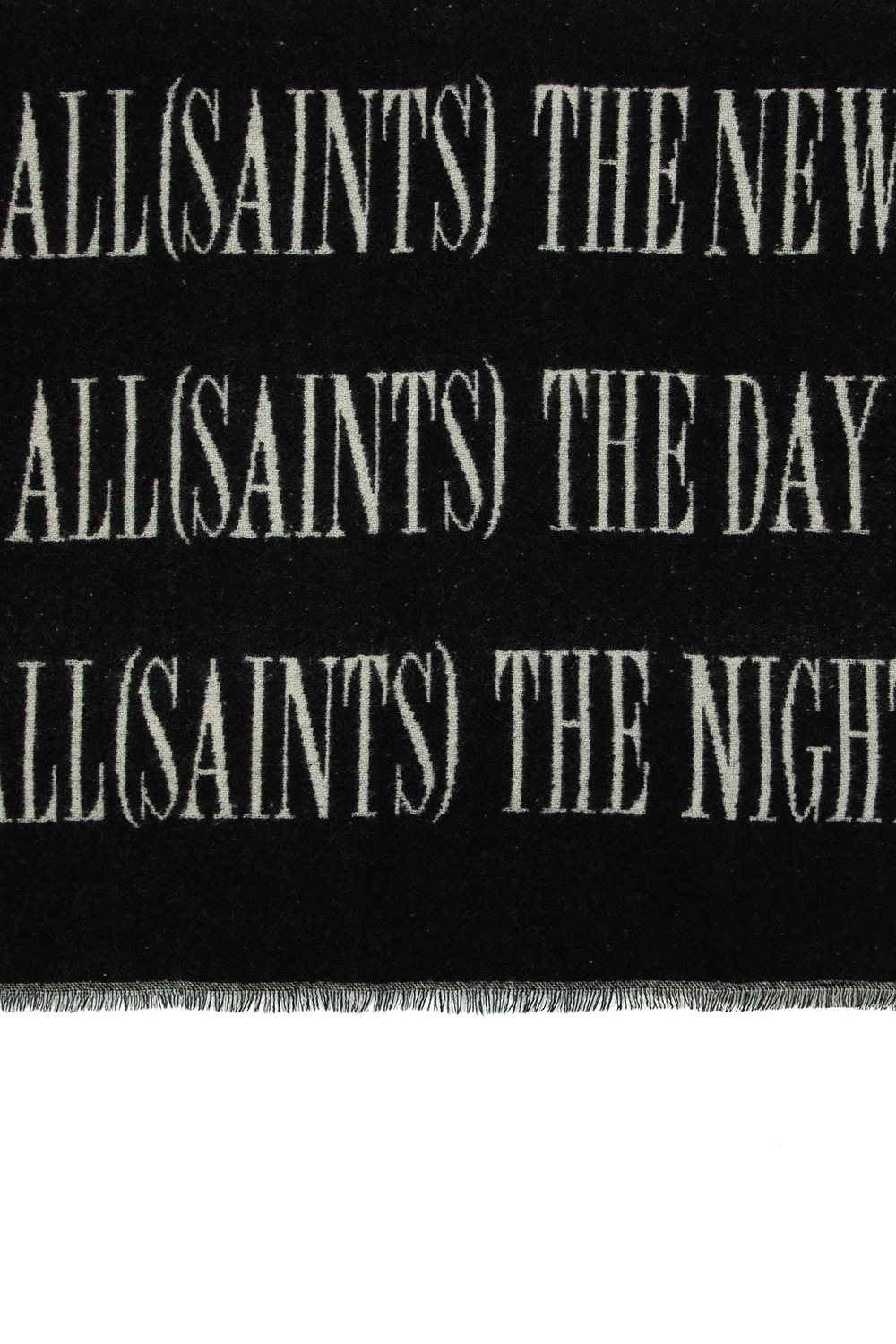 AllSaints ‘Varsity’ wool scarf