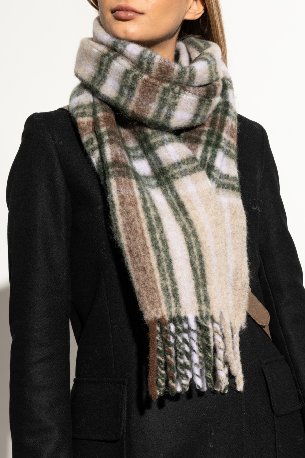 Paul Smith Scarf with Check Pattern