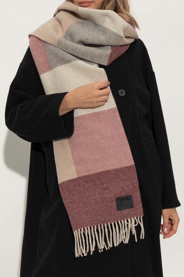 Paul Smith Scarf with check pattern