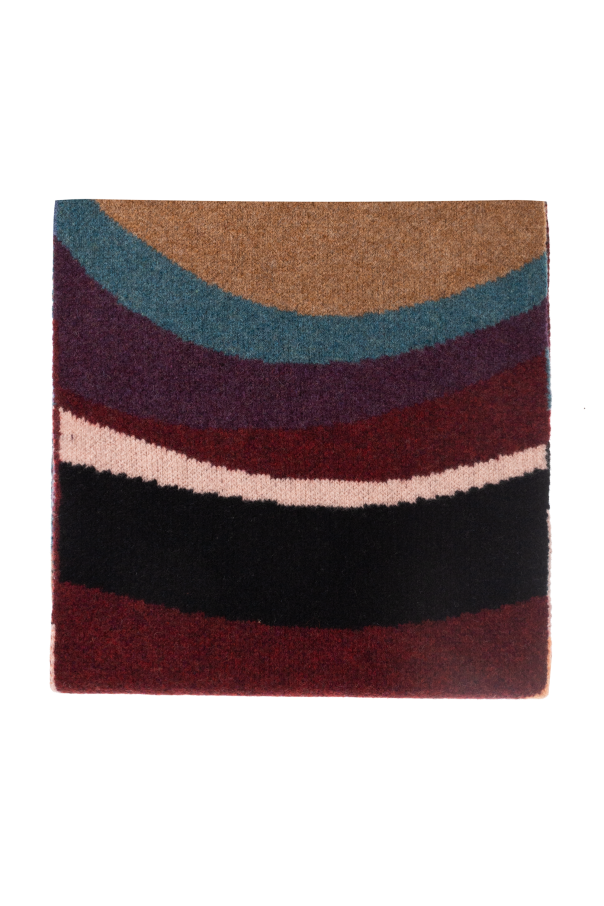 Wool scarf with striped pattern od Paul Smith