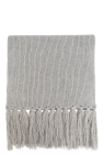 Officine Generale GREY Scarf with fringes