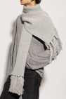 Officine Generale GREY Scarf with fringes