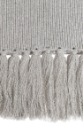 Officine Generale GREY Scarf with fringes