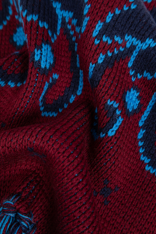 Etro Wollschal mit Fransen