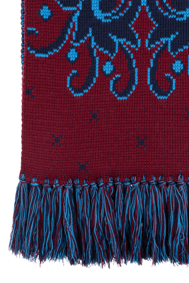 Etro Wollschal mit Fransen