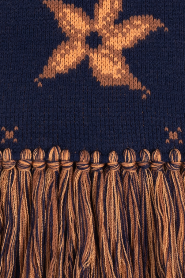Etro Wollschal mit Fransen