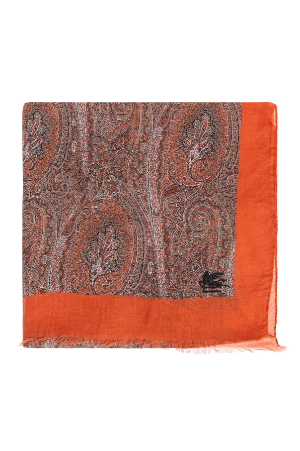Scarf with cashmere trim od Etro