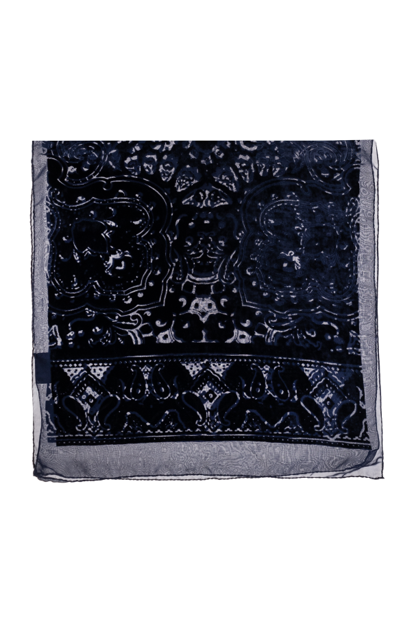 Scarf with a velvet pattern od Etro