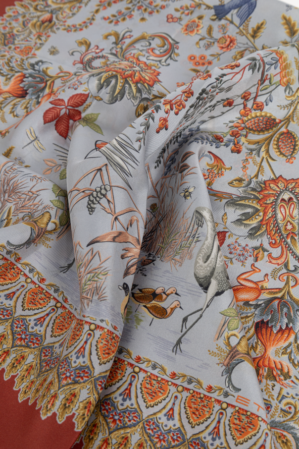 Etro Silk scarf with print