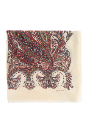 Scarf with a colorful pattern