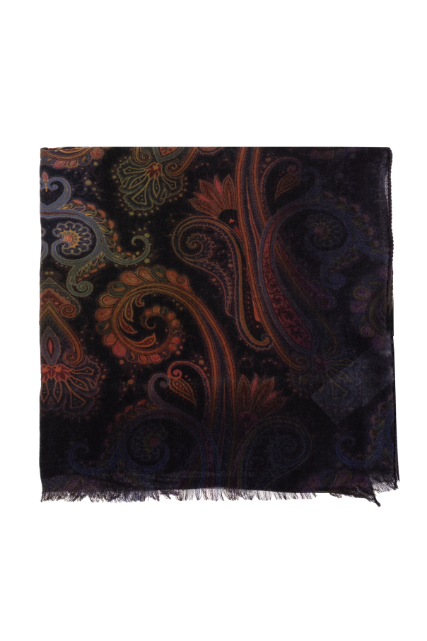 Scarf with raw finish od Etro