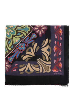 Scarf with a colorful pattern