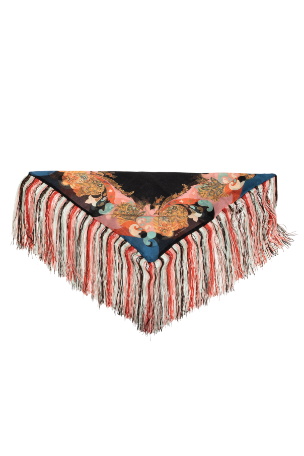 Triangular scarf with fringes od Etro