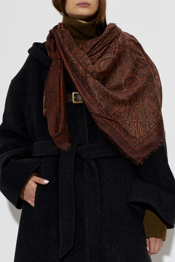 Etro Scarf with raw edge