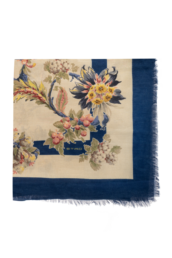 Scarf with raw edge od Etro
