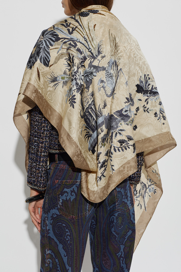 Etro Копринен шал