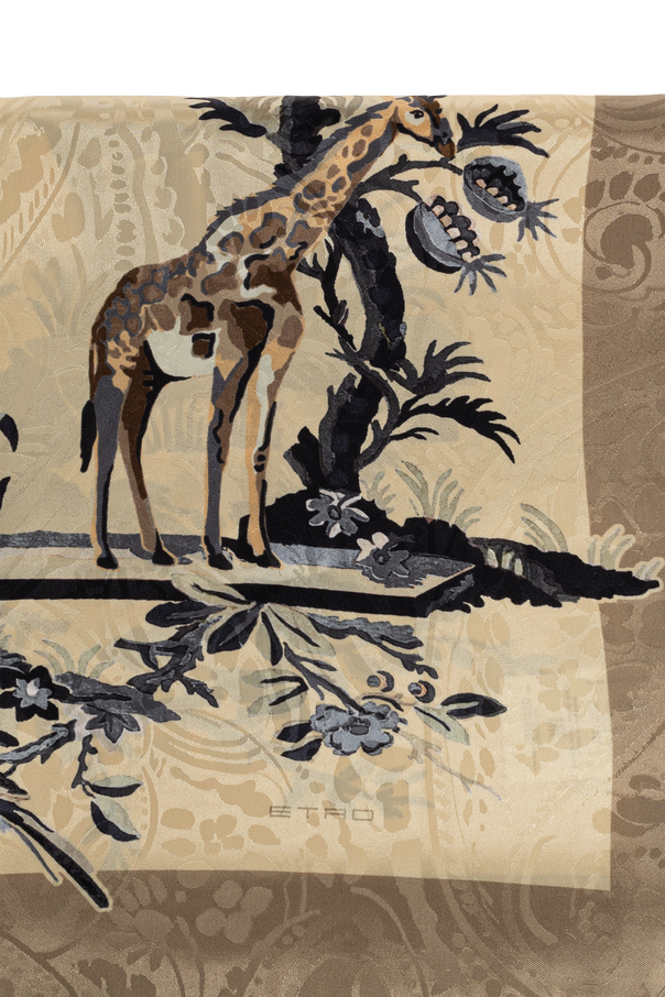 Etro Копринен шал